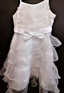 Kids Costumes to Hire - White dress with layers